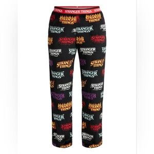Netflix Stranger Things Women's and Women's Plus Velour Sleep Pants